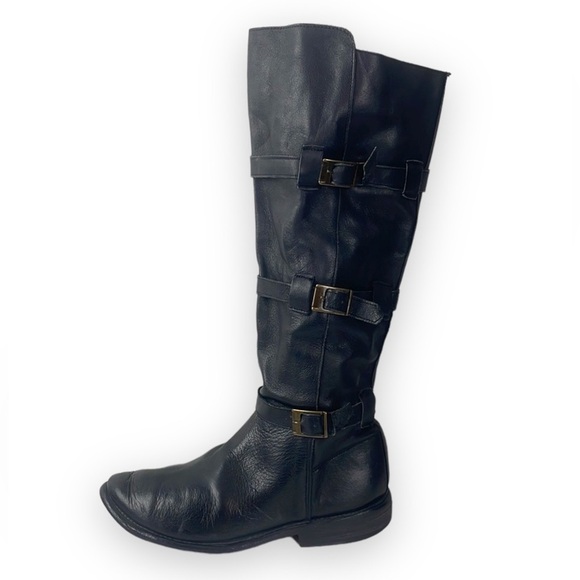 Bed Stu Women's Kitty Knee-High Leather Buckle Boot Stand Up To Cancer Colab 6M - Picture 1 of 16